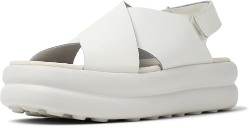 Camper, Pelotas Flota Up, Women Sandal, White Natural, 35, (EU)