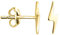 SOFIA MILANI - Damen Ohrringe 925 Silber - vergoldet/golden - Blitz Ohrstecker - E2571