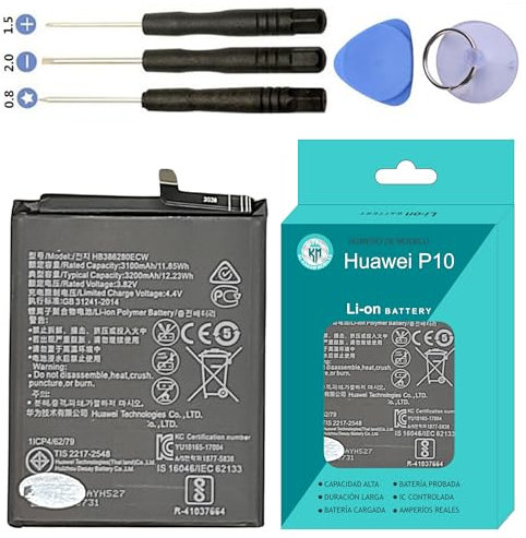 AL-KARAM MOBILES Bateria HB386280ECW para Huawei P10, Honor 9 de 3020mAh