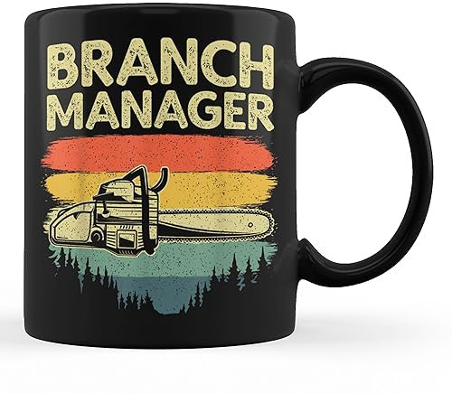 Ceramic Mug Funny Lumberjack Art for Men Women Chainsaw Logger Arborist Coffee Mug Durable Tea Mug Personalized Ceramics Coffee Cup for Cafe Restaurant 330Ml