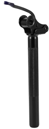 TUCKBOLD Bike Seat Posts Electric Bicycles Vehicle Battery Anti-Theft Locking Foldable Bike Saddle Post Seat Tube Black 1 Pc 27.2x250mm Steel