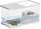 Tanque para tortugas – Acuario grande para tortugas, acrílico transparente | hábitat cómodo para tortugas, perfecto para tortugas de agua dulce y semiacuáticas, espaciosas