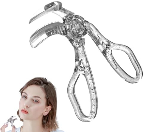 Frameless Eyelash Curler – Precision Curl Control for Short Lashes, Non-Slip Grip Eye Lash Curler for C-Shaped Natural Curling, Perfect Makeup Tool for Defined Lashes