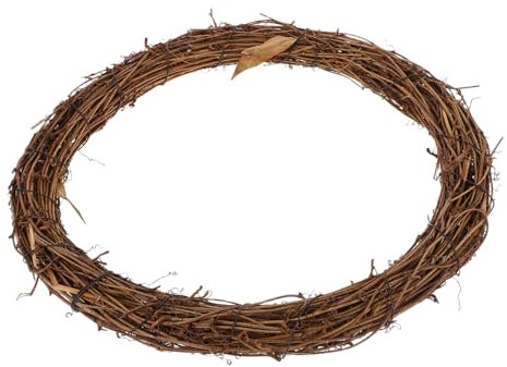 ifundom 1stücke Kleiner Schlichter Ring aus Weinrebe zum Basteln Kreieren von Kranz und Girlandenformen für DIY-projekte Dekoration und Herstellung von Accessoires