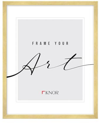 Knor Cornice portafoto 40 x 60 cm, in vetro acrilico infrangibile, 40 x 60 cm, da appendere, cornice in plastica