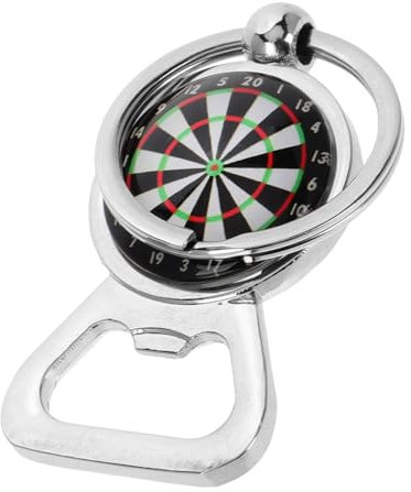 BESPORTBLE Kreativer Metall Flaschenöffner Schlüsselanhänger Dartscheiben Design Cooler Schlüsselbund Für Barkeeper Bar Restaurant Süßer Bieröffner Für Männer