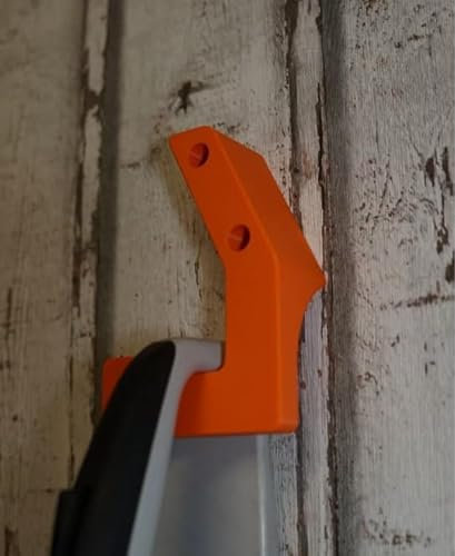 Wandhalterung für Motorsäge und Heckenschere, 20 kg Traglast, PETG-Material, passend für Stihl Kettensäge uvm. (Schwarz)
