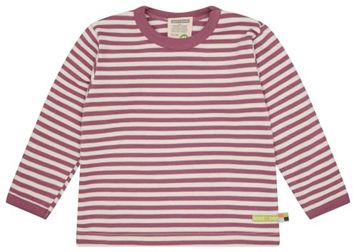 loud + proud Mädchen Interlock Ringel, GOTS Zertifiziert Langarmshirt
