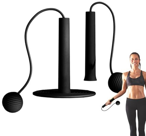 Cuerda De Saltar Sin Cable | Comba Para Fitness Con 2 Modos - Longitud Ajustable, Empuñadura Cómoda, Accesorios De Ejercicio En Casa Para Entusiastas Y Adultos