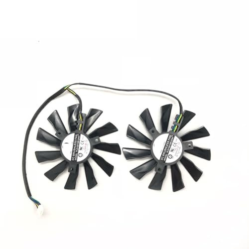 QHHOZHD 95mm Grafikkarte Lüfter für MSI für GTX 780Ti/780/760/750Ti R9 290X/290/280X/270X Gaming Kühler Fan PLD10010S12HH/PLD10010B12