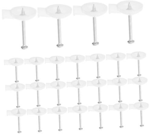 FONDOTIN 45pcs Wall Screws and Anchors for Drywall Large Head Nails for Secure Fixation of Door Curtains Wallpaper Wall Fabrics and Window Screens Easy to Install Electrical Wire Staples