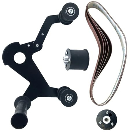 OATIPHO Mini Portable Handheld Belt Sander Polisher for Tube Grinding and Polishing, Multifunctional Stainless Steel Belt Grinder Attachment, Cordless Sander Tool for Metalwork