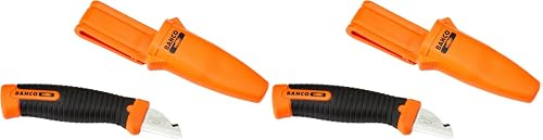 Bahco Electrician Knife Stripper IR2446-EL, Wire Stripper, Metal, Orange (Pack of 2)