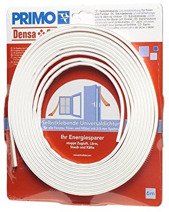 Primo Universaldichtung, Türen + Fenster 10 x 5 mm - 6m (Weiß)