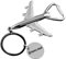 Porte-clés Avion De Chasse Décapsuleur Ouvre Bouteille Argenté Gravure Personnalisée Sur Médaille
