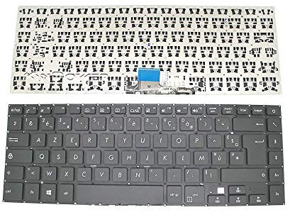 KinPower Clavier AZERTY Français Compatible avec ASUS X510U X510UA X510UF X510UN X510UQ X510UR