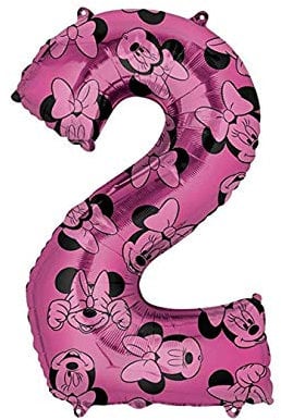 Amscan 4013701 Party Mid Size MinnieMouse Forever 2, Mehrfarbig, Taille Unique