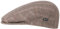 Lipodo Devron Karo Flatcap Herren - Made in Italy - Zweiteilige Stoffmütze aus Baumwolle - Gefütterte Baumwollcap - Schirmmütze in Vintage-Optik - Frühjahr/Sommer beige 60 cm