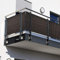 Polyrattan Sichtschutzmatte in Rattan-Optik PVC Sichtschutz Matte Sichtschutzzaun Balkongeländer Sichtschutzwand Balkonsichtschutz Balkon Zaun Windschutz Poolumrandung Zaun (dunkelbraun, 300x100cm)