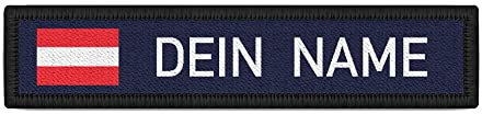 Copytec Namenspatch Österreich Navy Name Patch Aufnäher Wunschname Austria #36616