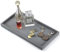 Bandejas de hormigón para tocador de baño, bandeja de toalla (gris)