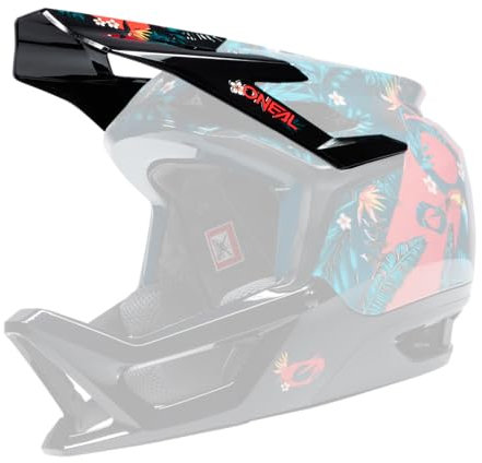 O'NEAL | Visiera di ricambio per casco da bici | Mountain Bike MTB | Visiera di ricambio per casco Transition Rio V.22 | Visiera Transition Helmet Rio V.22 | Adulto | Rosso | L-XXL