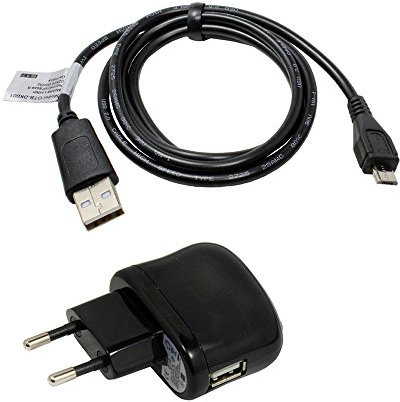 Set de Charge Compatible avec Nokia 6300 4G, Adaptateur Secteur, USB Câble, 2000mA