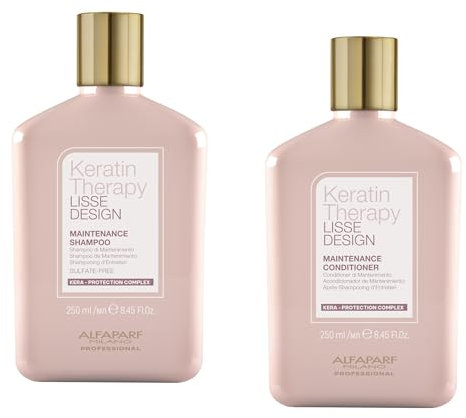 Alfaparf Milano Geschenkset Keratin Therapy Lisse Design Vitalizing Maintenance Kit
