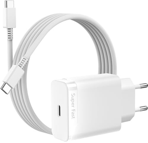 Cargador para Samsung A56 A36 A54 A26 5g A53 A34 A16 F16 25W USB C Carga Rápida para Galaxy S25 S25+ S24 Ultra S25 Edge S23 A14 A13 M34 M54 A71 A52 A52S A51 A40 EP-TA800N Super Fast Charger Tipo-C