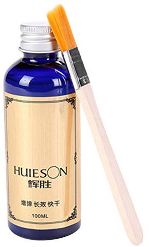 Lecerrot tennis table 100 ml - Colle en caoutchouc Ping Pong - Colle liquiseconavec pinceau spécial - Colle en caoutchouc pour raquette tennis table - Séchage rapi- Colle