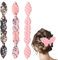 CUHZA Magischer Haarknoten, 3 Stück Haarknotenmacher, Hair Bun Maker, Haarknoten Maker, Haarhalter Schwamm Clips Haar Styling Donut Brötchen Haar Twist Lockenwickler Donut Tools für Mädchen Frauen
