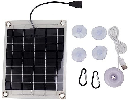 Humidificador de Aire Mini USB de Agua del Flotador, Mini humidificador con Panel Solar de Doble Cara de 20W para el Hogar, Humidificador de Agua Flotante, Humidificador de Aire de Agua Flotante