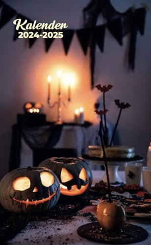 Halloween Planer 2024-2025: wochenplaner 12 Monate , Januar bis Dezember I kalender 2024 - 2025