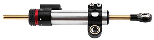 SIXRUN lenkungsdämpfer fahrrad, Universal lenkungsdämpfer motorrad, Aluminium motorrad lenkungsdämpfung, Stabilisator Speed Technology Control, für MT10 MT07 MT09 (Kurz: 47 x 2 cm)