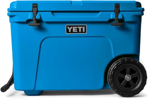 YETI Tundra Haul Wheeled Cool Box - Rotomolded Portable Cooler Box with PermaFrost Insulation - Fits 82 Cans or 29 kg Ice - Heavy-Duty Ice Cooler for Camping or Picnics - 5 Year Warranty
