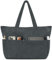 HOMESPON Handtasche Damen Tote Bag Shopper Groß Umhängetasche Cord Crossbody Beuteltasche Schultertasche Stoffbeutel für Einkaufen Schule Arbeit Reisen(Grau)