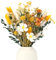 Vyuwast 30 Stück Trockenblumen Deko Gelb Set Don't Forget Me Natürliche Getrocknet Blumen Dried Flowers Pflanzen Blumenstrauß Boho Deko für Wohnzimmer Home Hochzeit Vasen Tischdeko