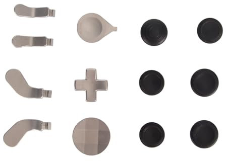 Ersatz-Thumbsticks-Kit for Elite Series 2 Gen Elite Version, Griffe Ergonomisch Verstellbarer Joystick for Elite Series 2, Modell: 1797 (Silver)