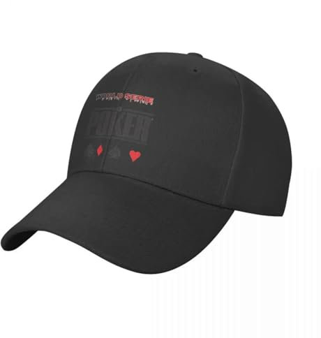 EIILHUED Die WSOP; World Series of Poker Baseball Cap Beach Hut Cap Man Tactical Cap Hats Mann Damen