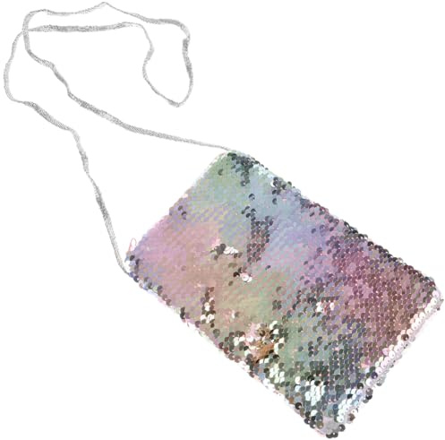 AOKWAWALIY à Main à Paillettes Pour Fille Sacs à Main Pour Dames à Bandoulière Sirène Pochette à Bandoulière à Sequins De Téléphone Sirène Petits Sacs à Bandoulière Mini Messager