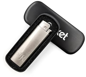 Feuerzeug Cricket mit Gravur Silber Cricket personalisiert Feuerzeug mit Wunschgravur Cricket Geschenk Nachfüllbar