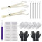 Rayyl 40PCS Piercing Needle Kit - 12G, 14G, 16G, 18G, 20G Needles with 2pcs Piercing Clamp