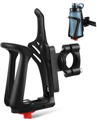 BESPORTBLE Portabidón Bicicleta Ajustable Sin Tornillos Para Motocicleta Fácil Instalación