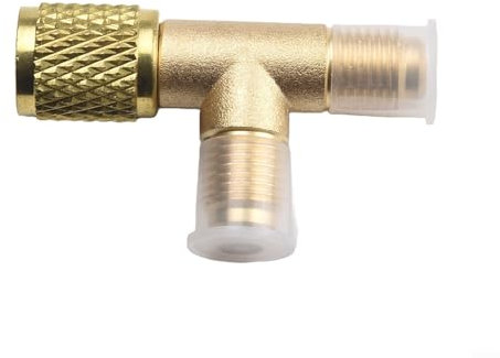Effizienter Messing-Schnellkupplungs-T-Adapter für zuverlässigen Klimaanlagen-Service auf R22, R12 und R134