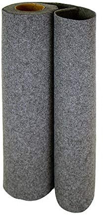 OLIVO.shop Läufer für Veranstaltungen, Teppichrolle, Teppichläufer, Hochzeit, Zeremonie, Party, Läufer für den Außenbereich, Meterware, rutschfest, Gehweg ROMOQU (Grau, 1 x 10 m)