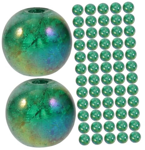 Warmhm 50stücke Glasperlen Runde Zarte Kleine Murmeln Für Aquarium Blumentopf Requisiten Dekoration