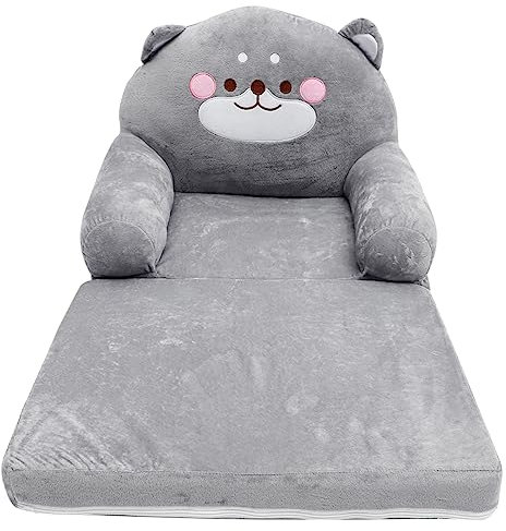 Mobestech Klappsofa Elefantenform Lustiger Babysitz für Plüschsitz für Wohnzimmer Schlafzimmer Kindergarten Langlebig und Bequem Kreative Geschenkwahl für Jungen