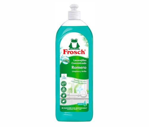 FROSCH Handgeschirrspülmittel Konzentrat Rosmarin FROSCH 750 ml. 4er Pack