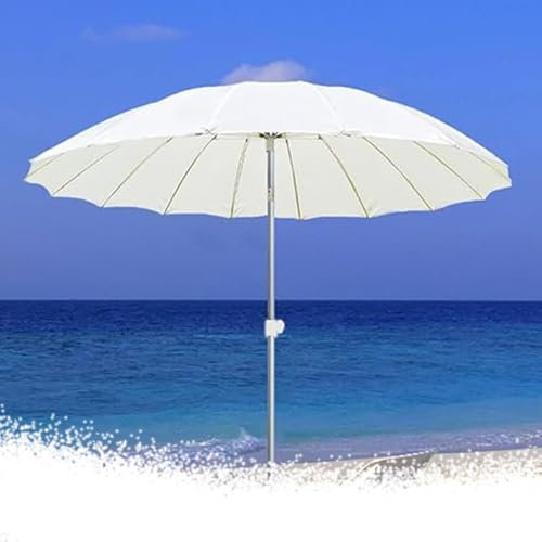SMELEDFCFK Parasol De Jardin Extérieur Protection UV Parasol Inclinable 2m, Parasol De Jardin en Aluminium Parasol Shanghai pour Cour Piscine Plage, Parasol Droit Hauteur Réglable