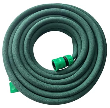 Relaxdays Tuyau Goutte-à-Goutte 100 m, Tuyau poreux pour Haies & bacs surélevés, Tuyau d'arrosage, Vert